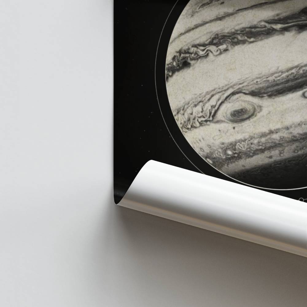 Poster cosmico Giove