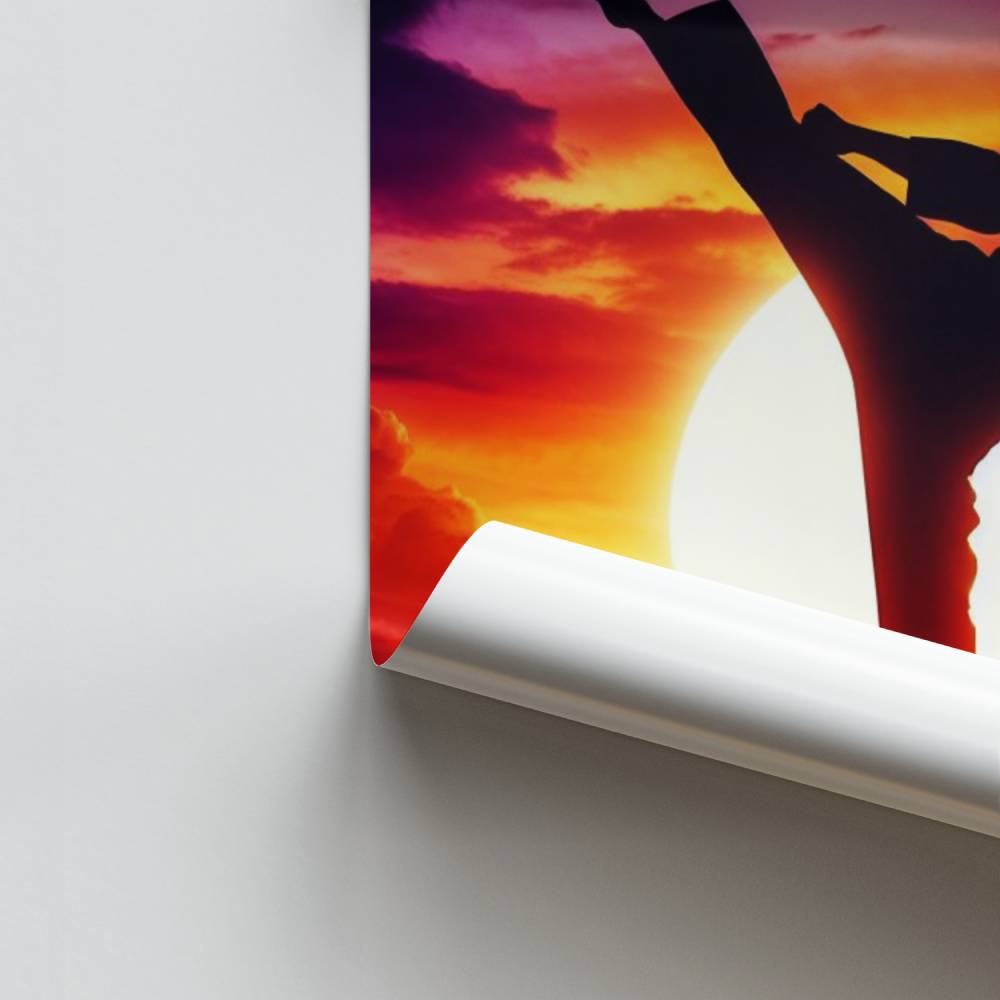 Poster Appassionato di karate