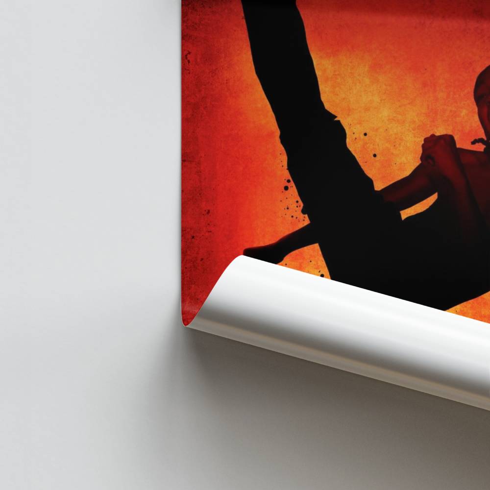 Poster di calcio di fuoco