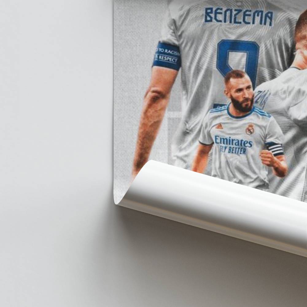 Poster Champion Blanc