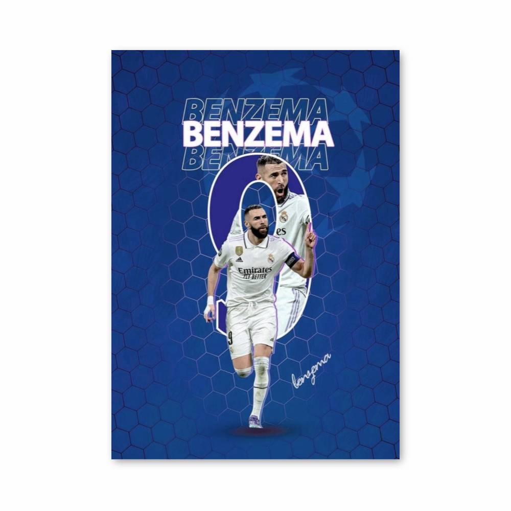 Poster Benzema Étoile