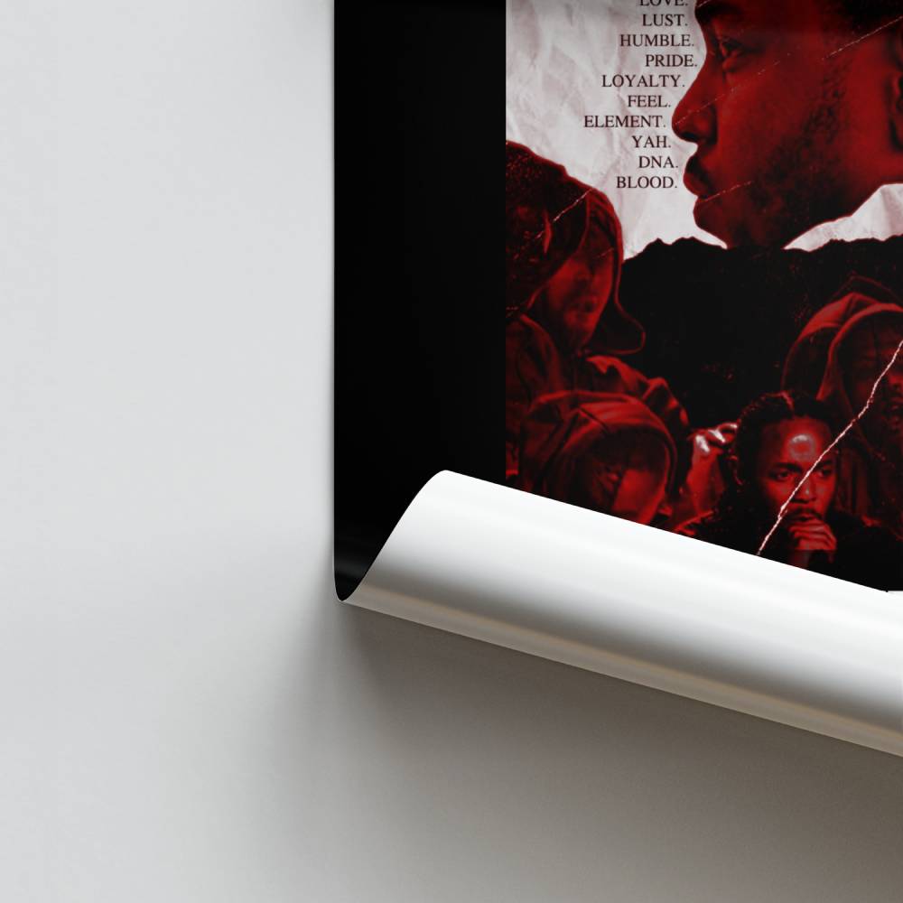 Poster di riflessione rossa