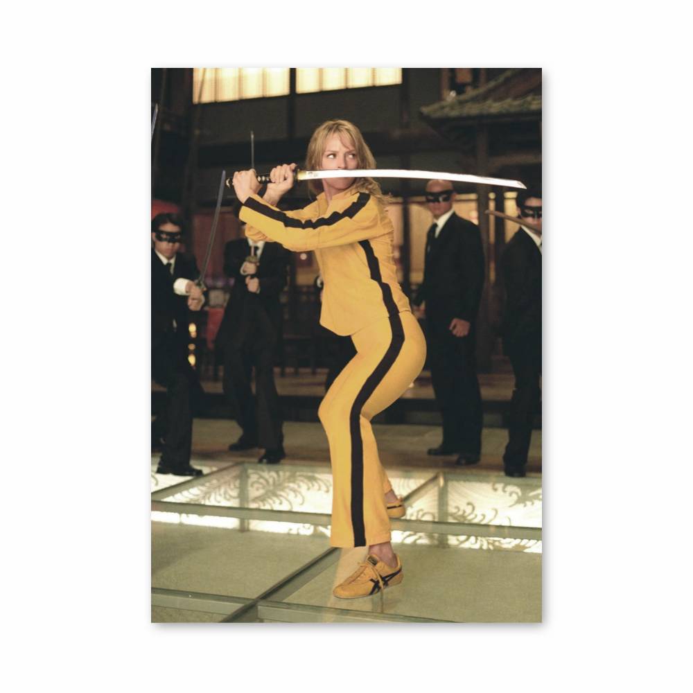 Poster Combat Jaune