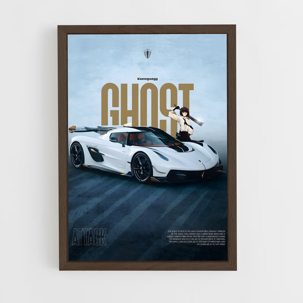 koenigsegg-4 cadre Bois foncé