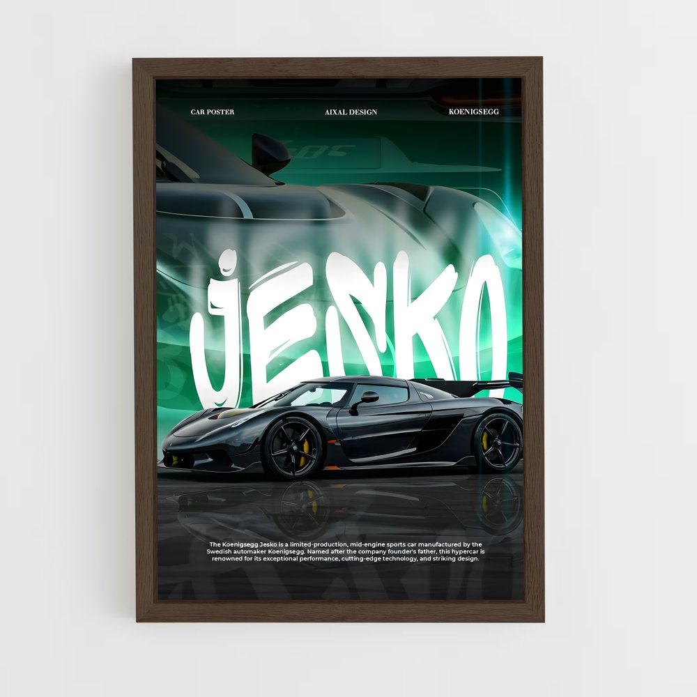 koenigsegg-5 cadre Bois foncé