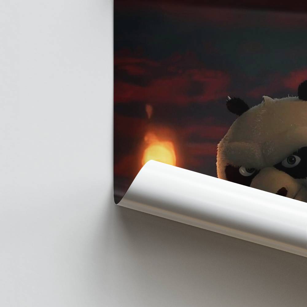 Poster Il maestro del fuoco Panda