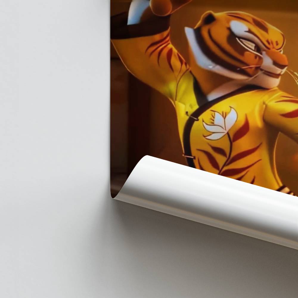 Poster di arti marziali della tigre