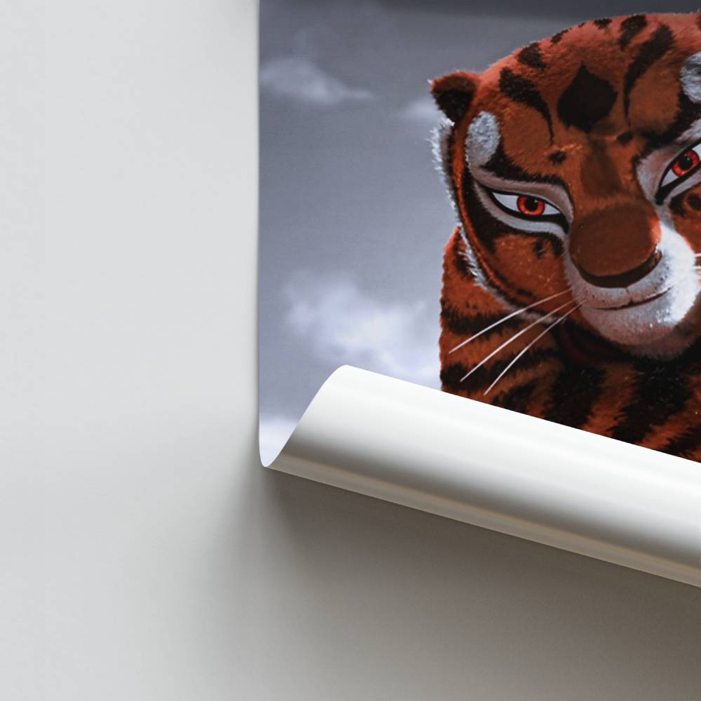 Poster del guerriero tigre
