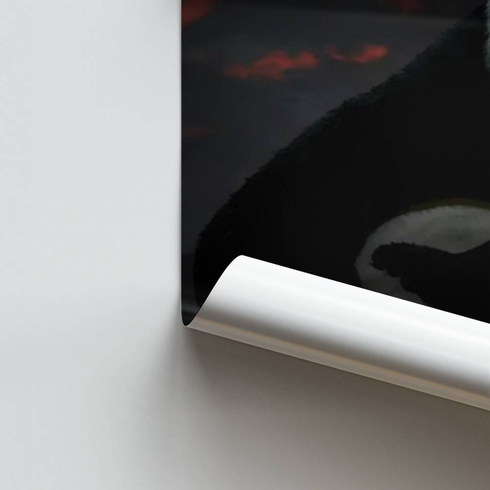 Poster del guerriero panda