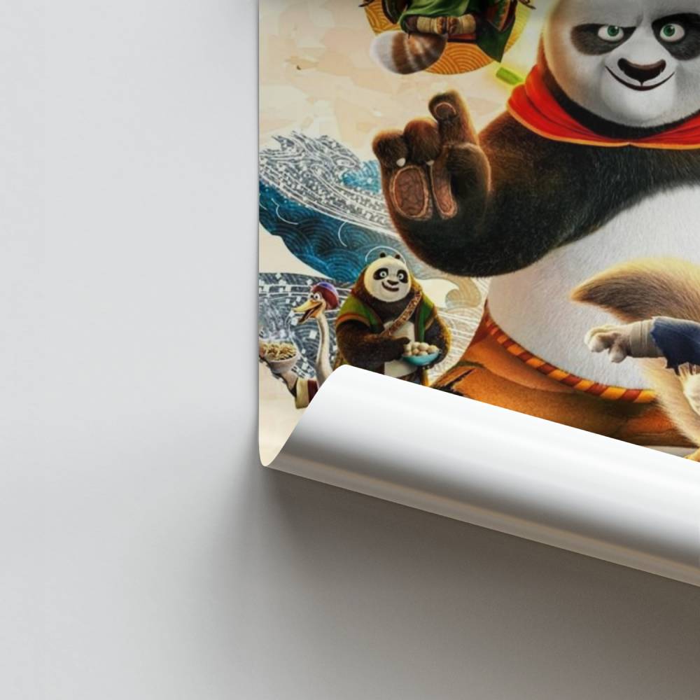 Poster dell'avventura del Maestro Panda