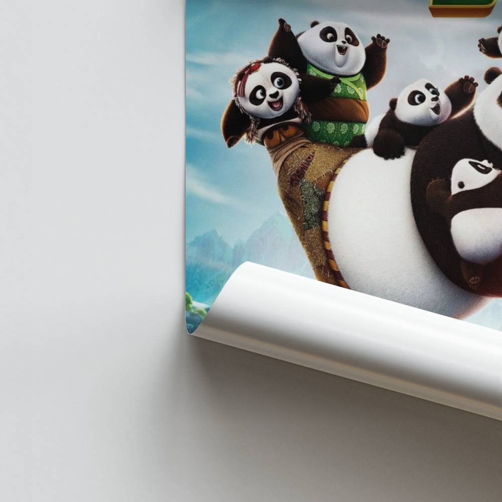 Poster delle avventure di Panda Kung Fu