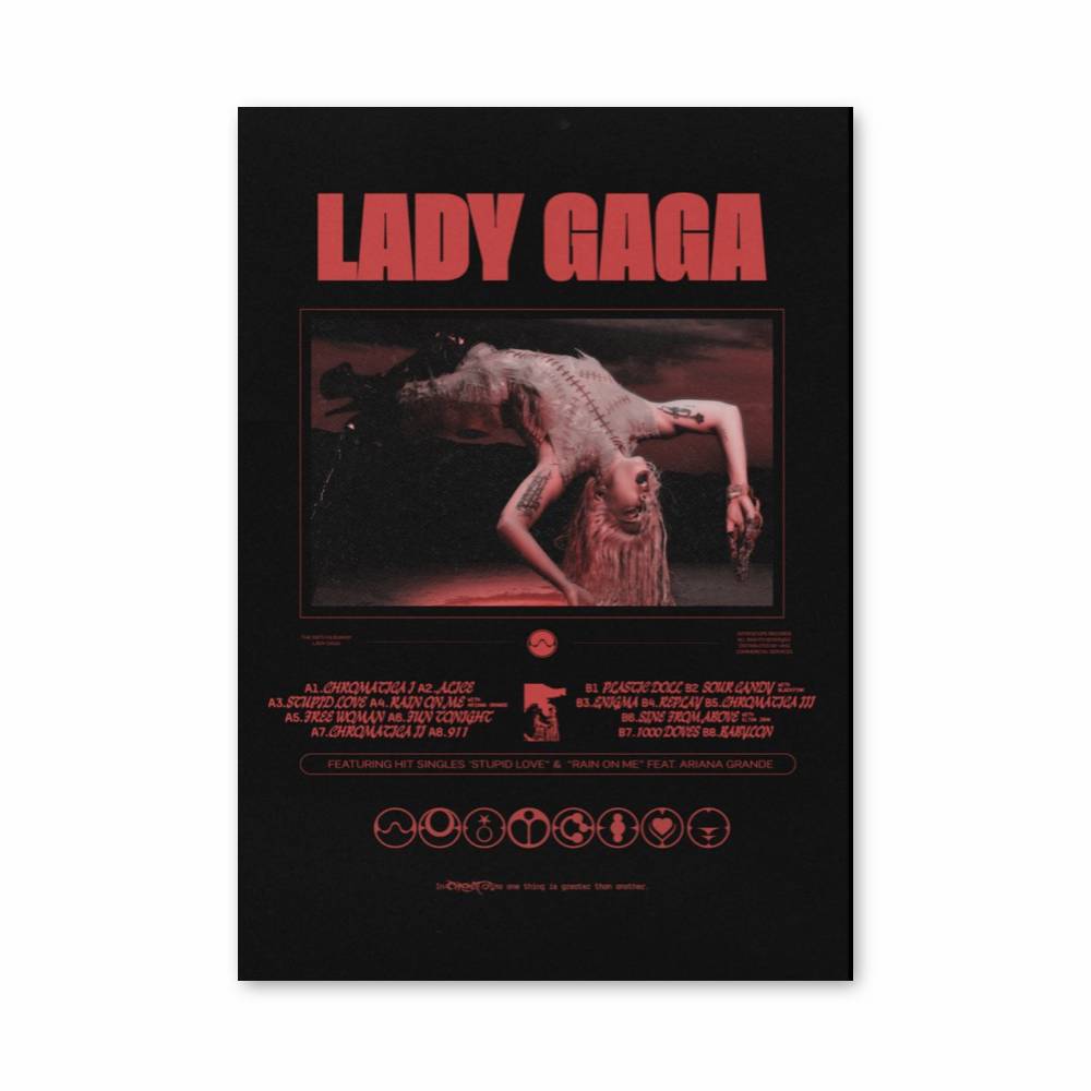 Poster Énigmatique Gaga