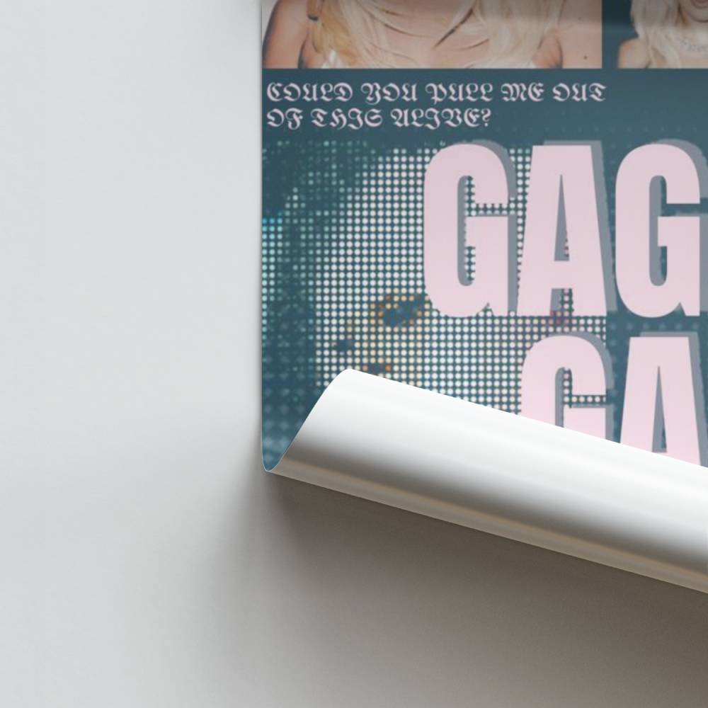 Locandina glamour di Gaga