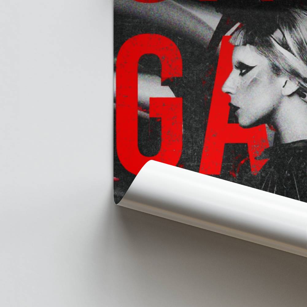 Poster Gaga Rosso