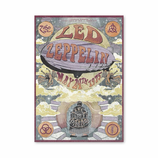 Poster Zeppelin Vintage 1975