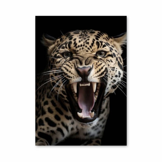 Poster Rugissement de Léopard