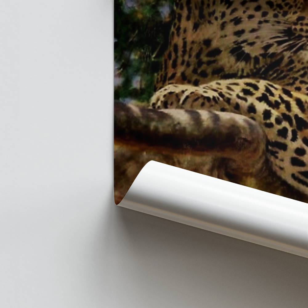 Poster di fuga del leopardo