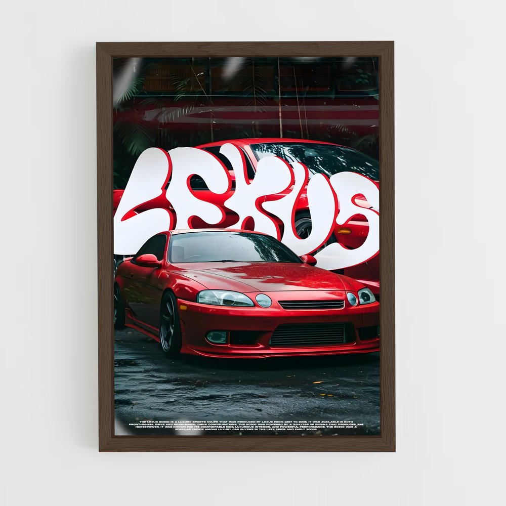 lexus-10 cadre Bois foncé