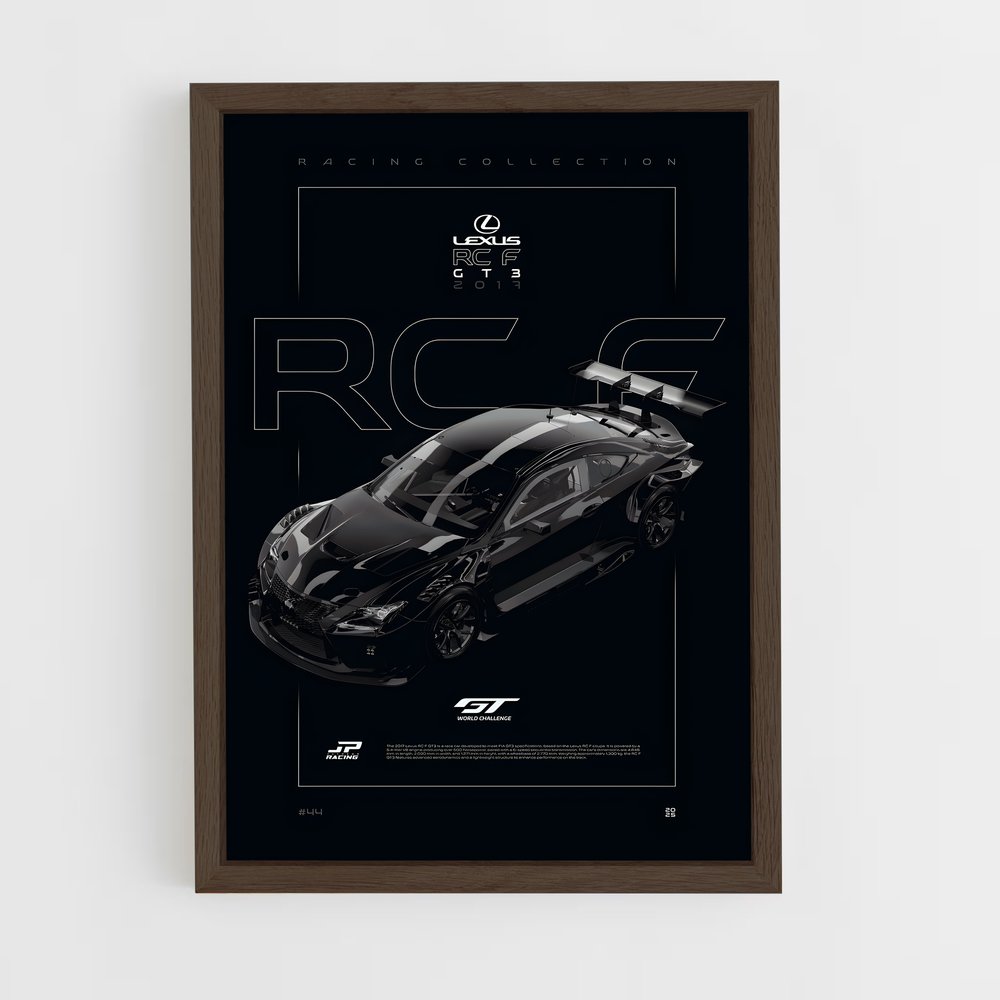 lexus-3 cadre Bois foncé