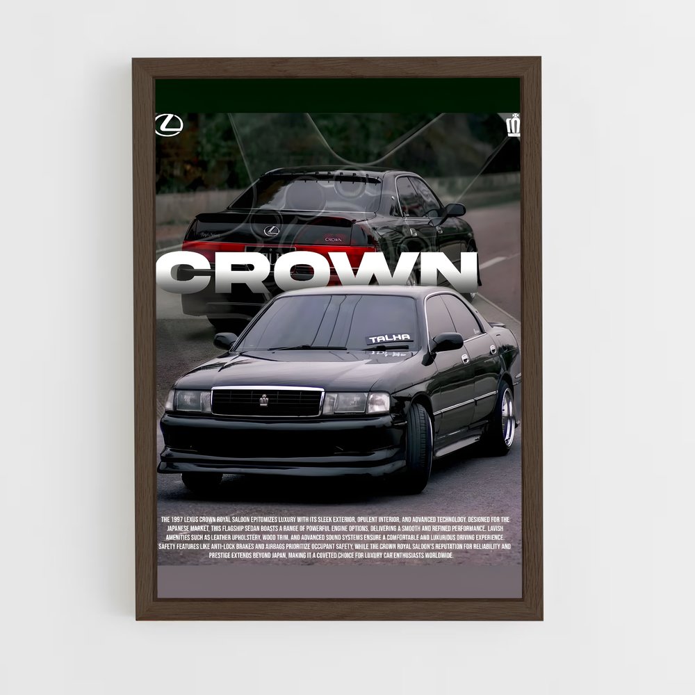 lexus-8 cadre Bois foncé