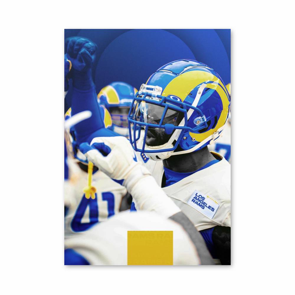 Poster Équipe Los Angeles Rams