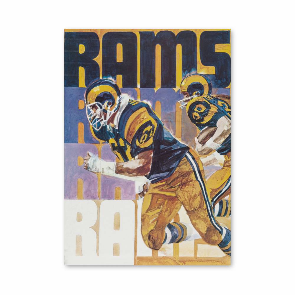 Poster Rams Énergie Vintage