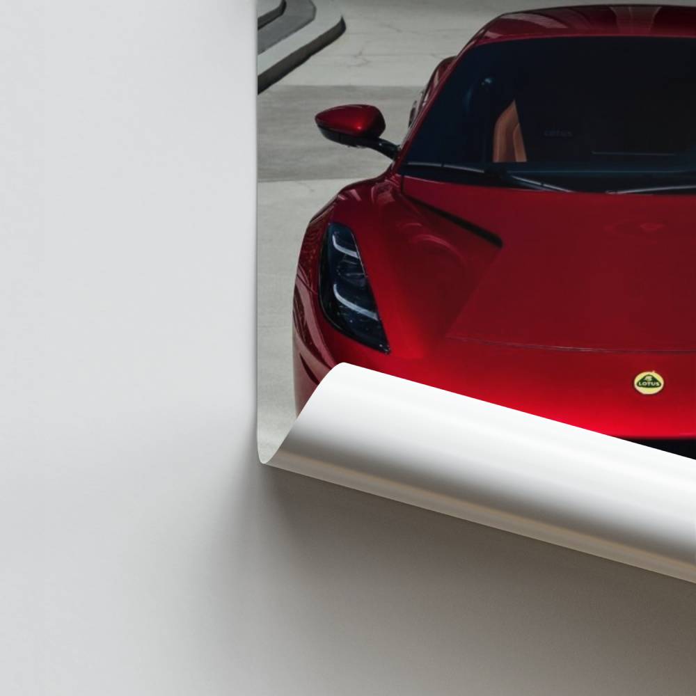 Poster Voiture Rouge Emira