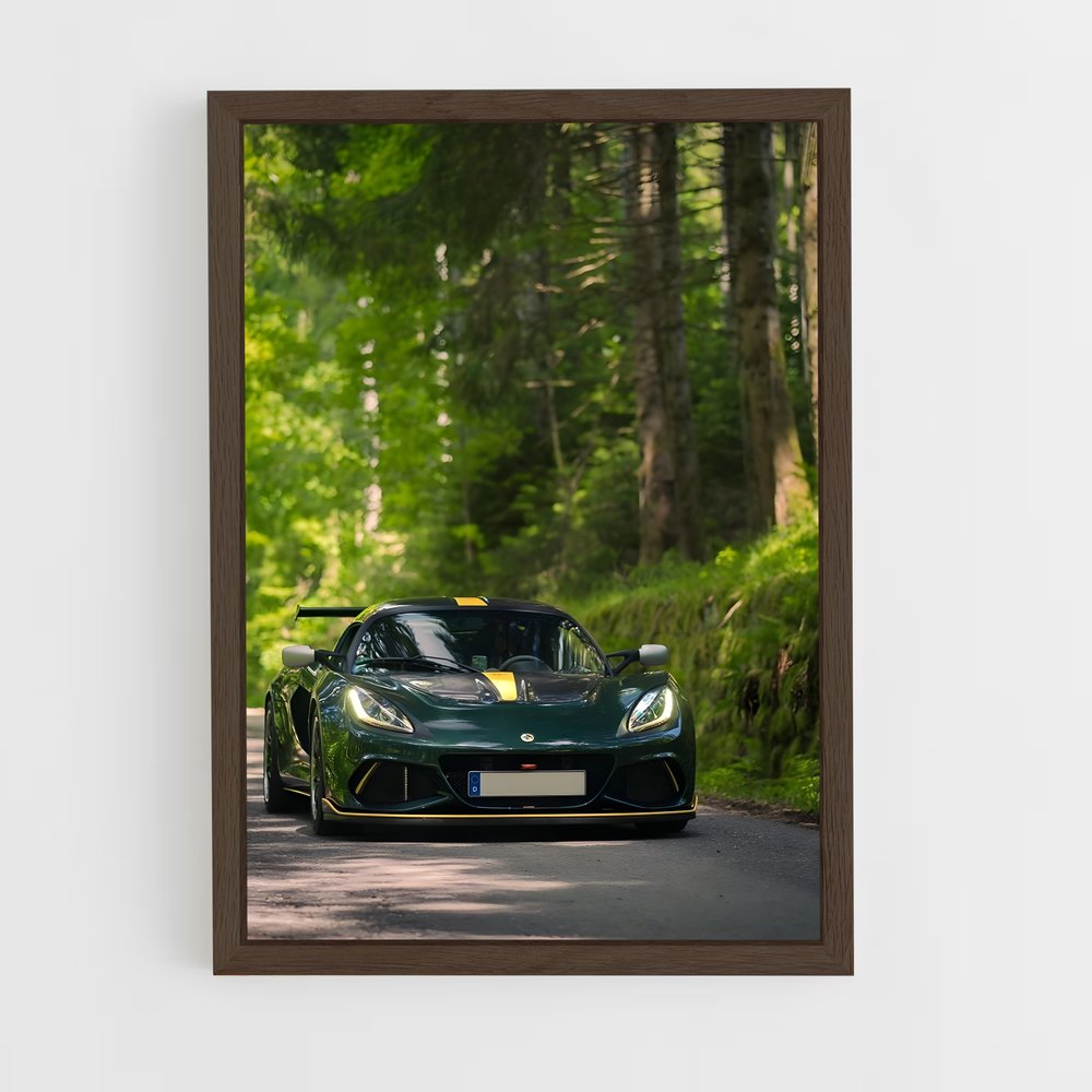 lotus-8 cadre Bois foncé