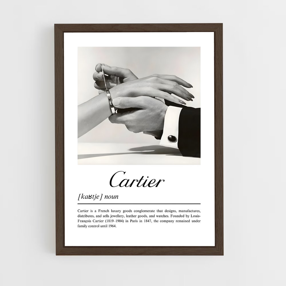 luxury-4 cadre Bois foncé