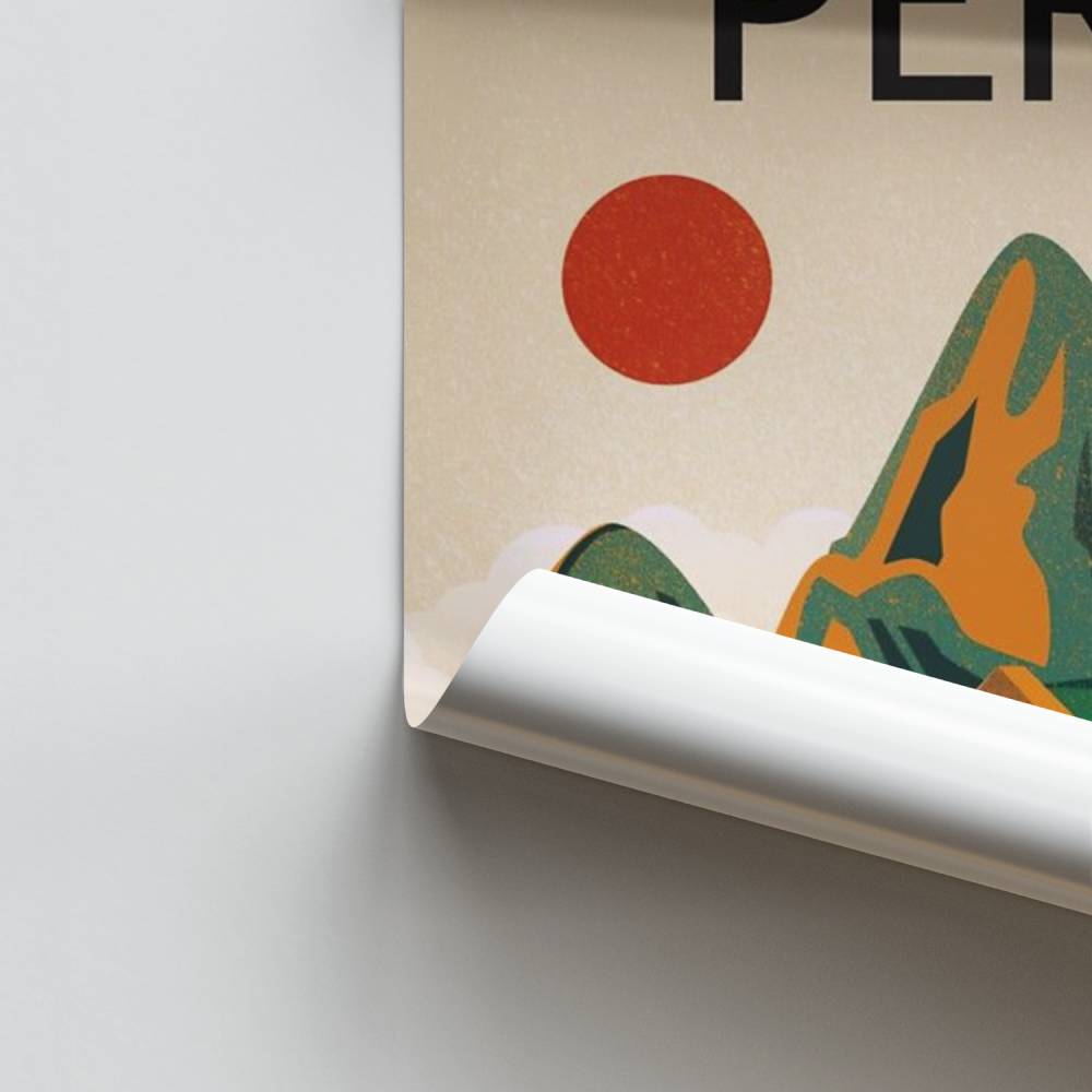 Poster Montagnes du Pérou