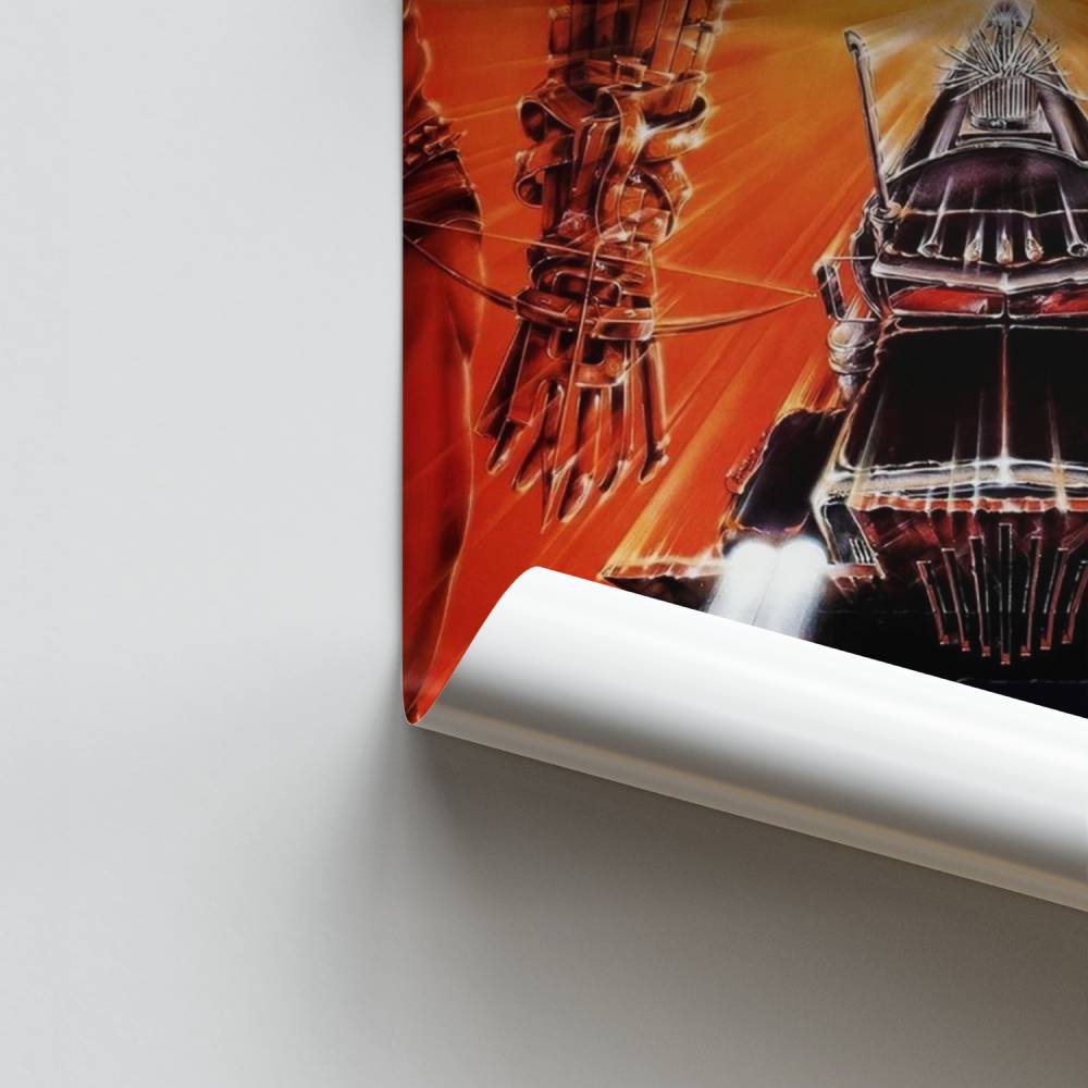 Poster della furia del guerriero della strada