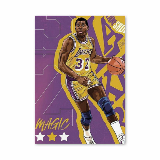 Poster Showtime Lakers Icons