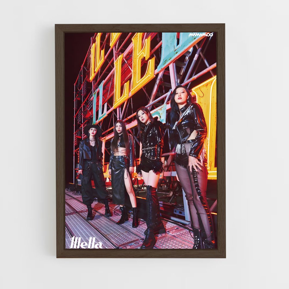 mamamoo-13 cadre Bois foncé