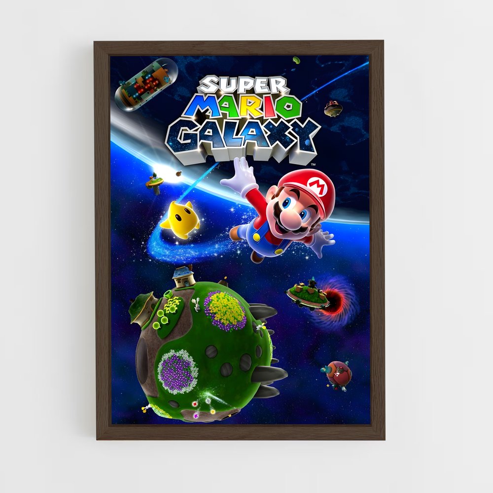 mario-14 cadre Bois foncé