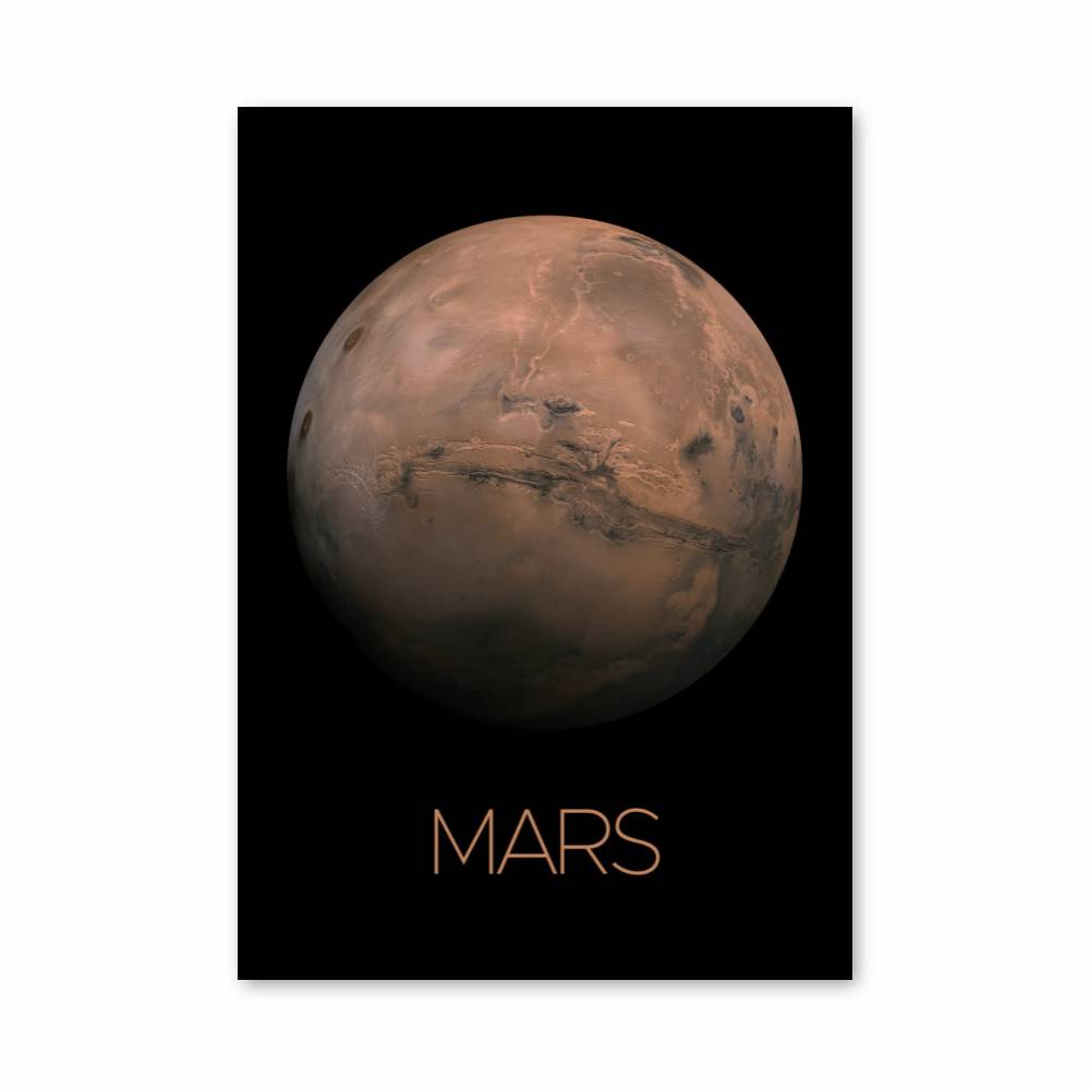 Poster Voyage sur Mars