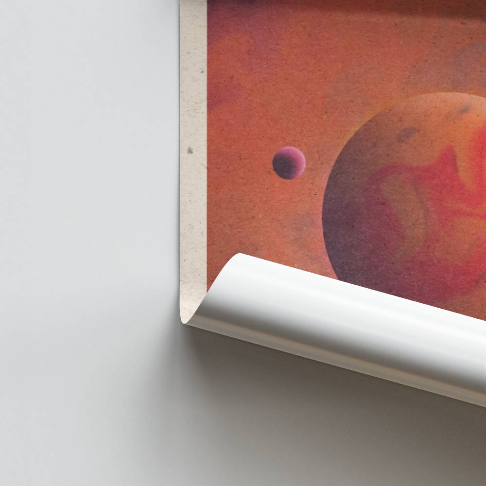 Poster Marte pianeta rosso