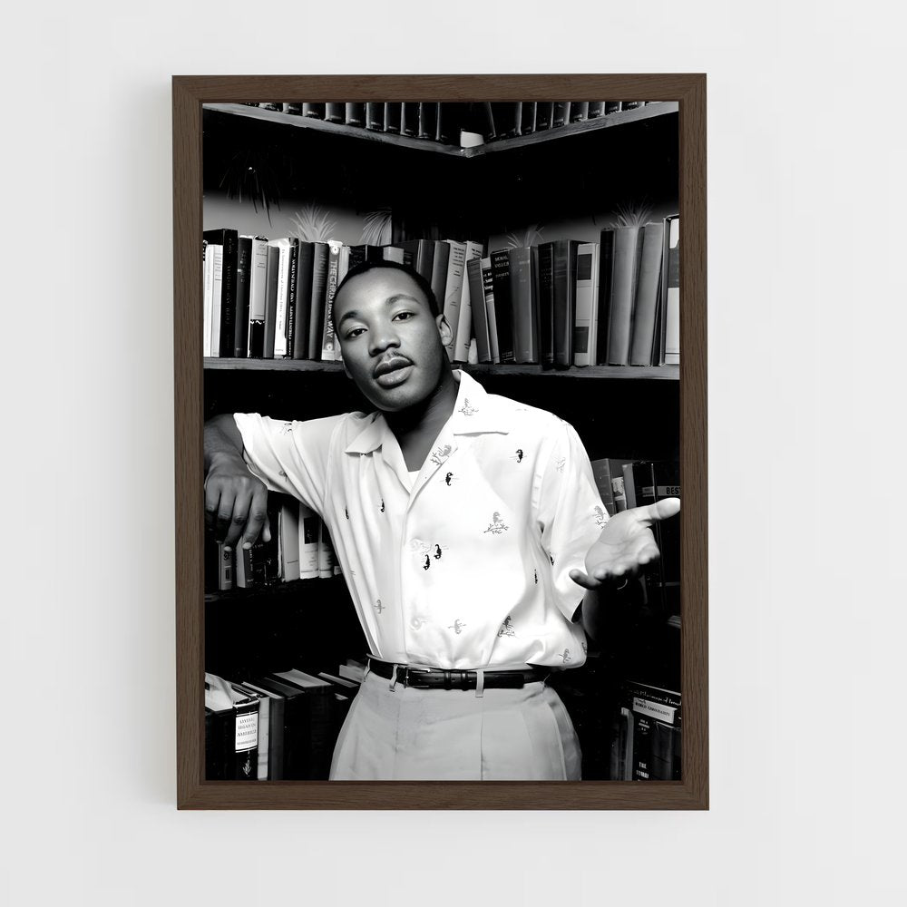 martin-luther-king-2 cadre Bois foncé