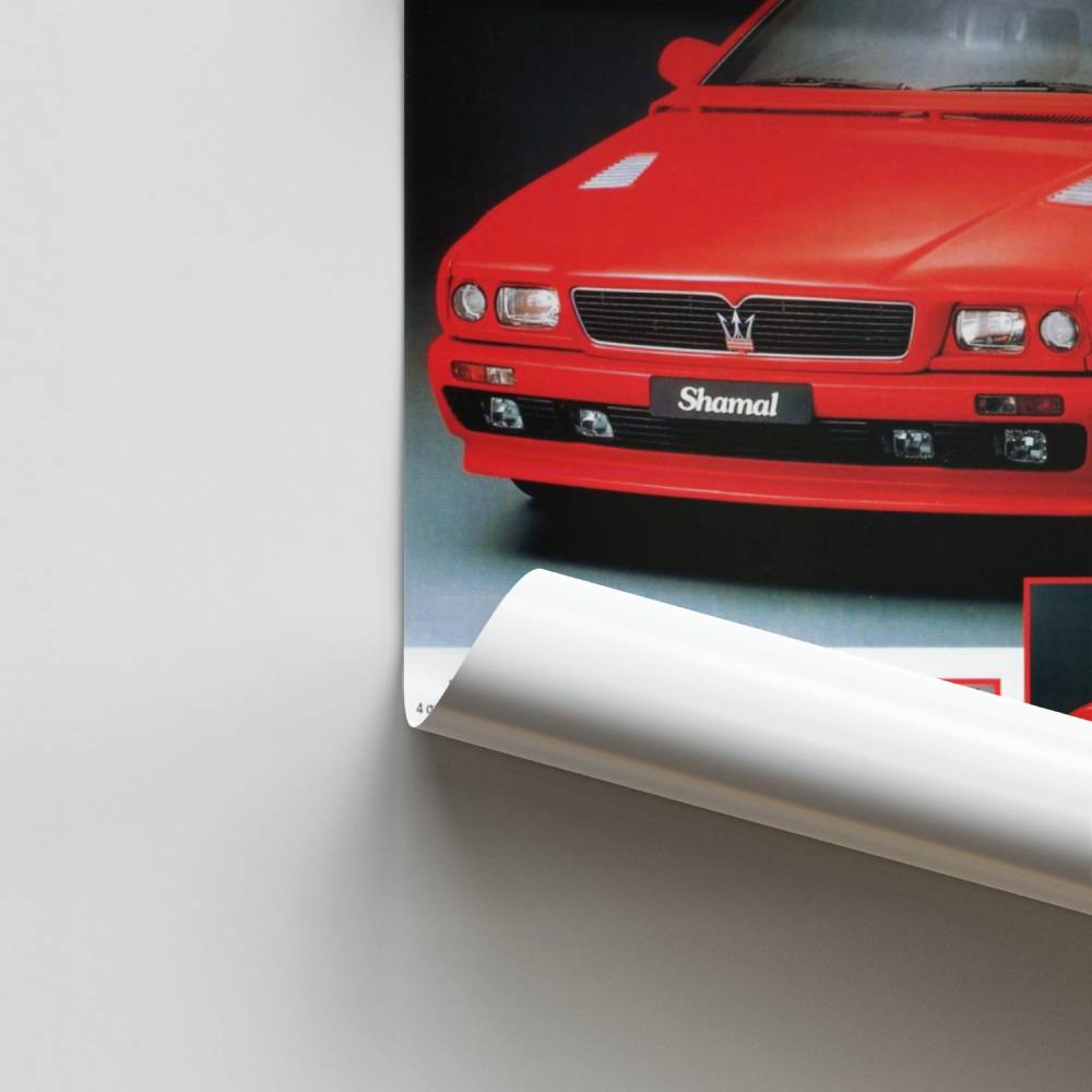 Poster Maserati Shamal