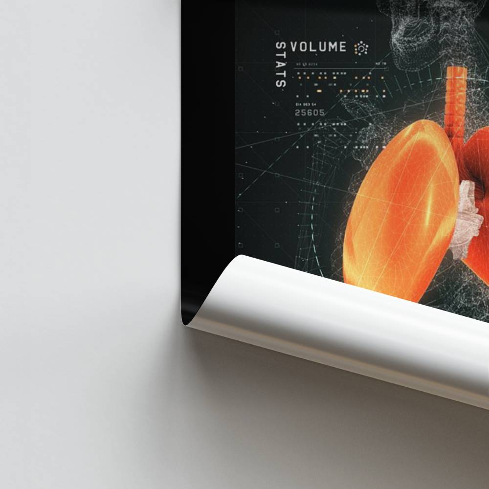 Poster Poumons Futuristes