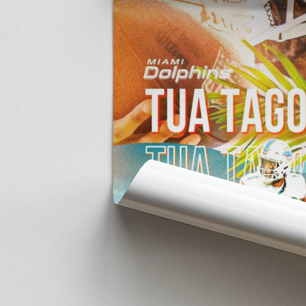 Poster del quarterback tropicale