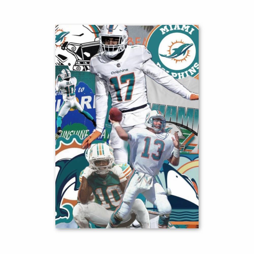 Poster Miami Dolphins Legends