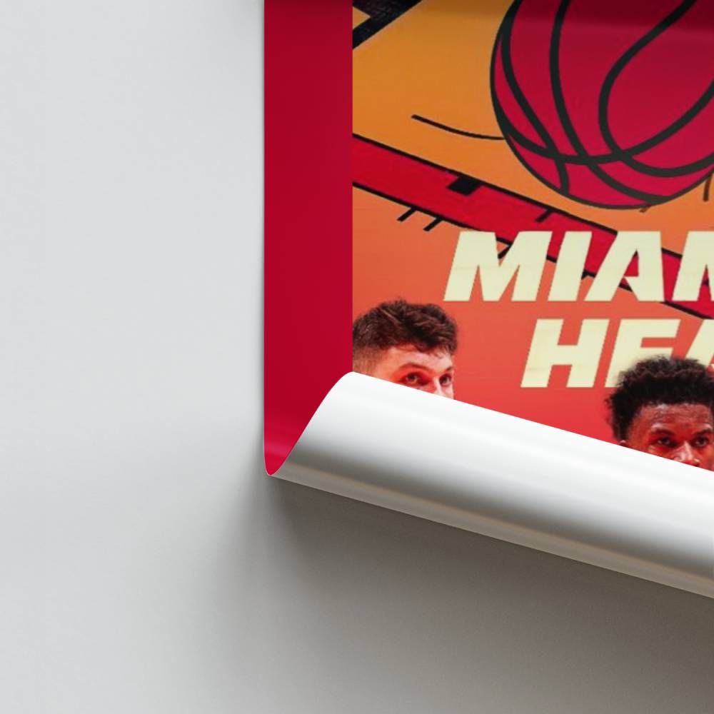 Poster delle fiamme di Miami Heat