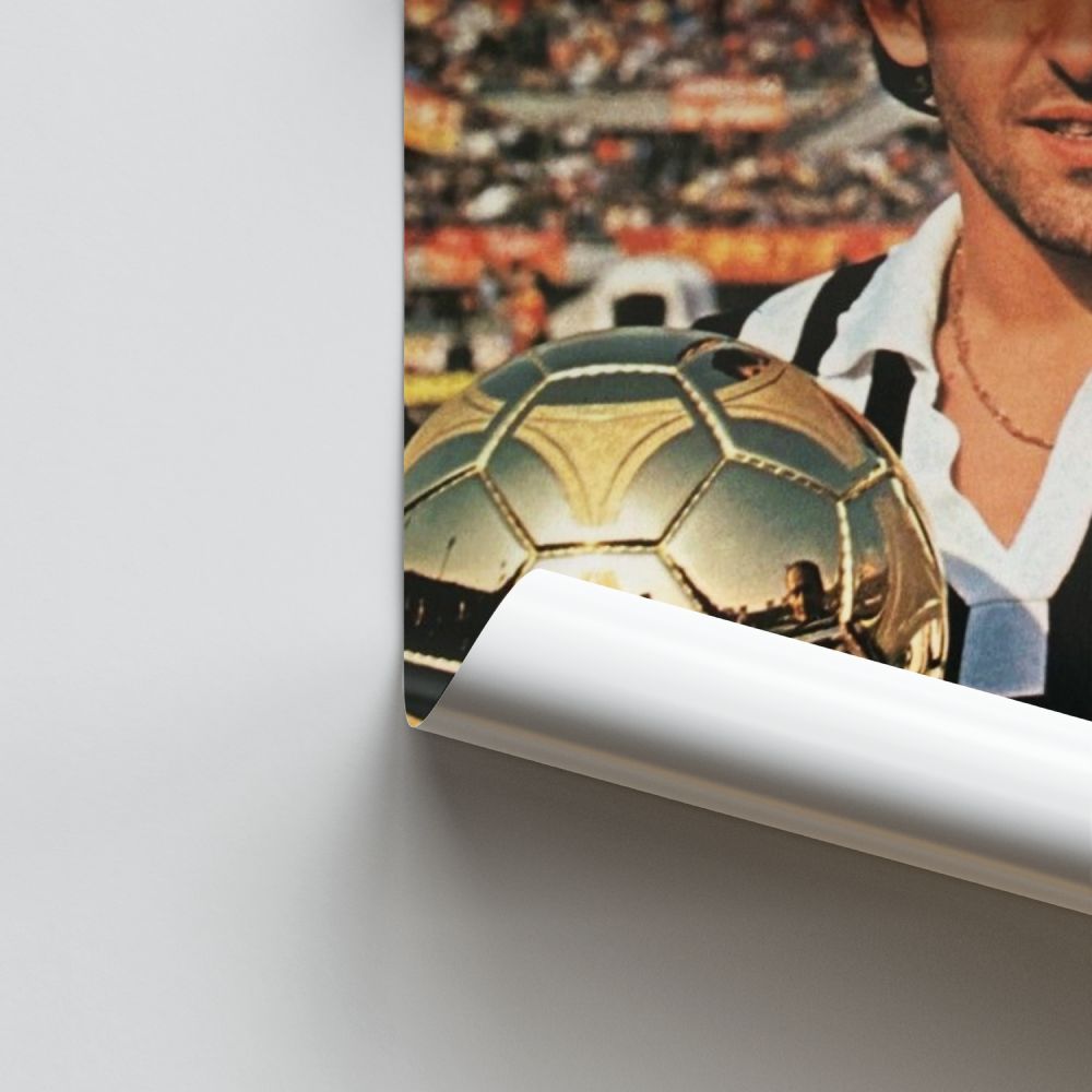 Poster Pallone d'Oro di Michel Platini