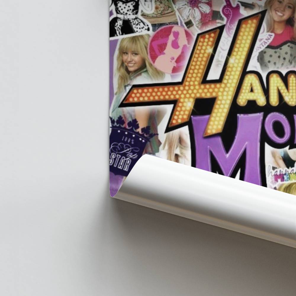 Poster Hannah Montana retrò