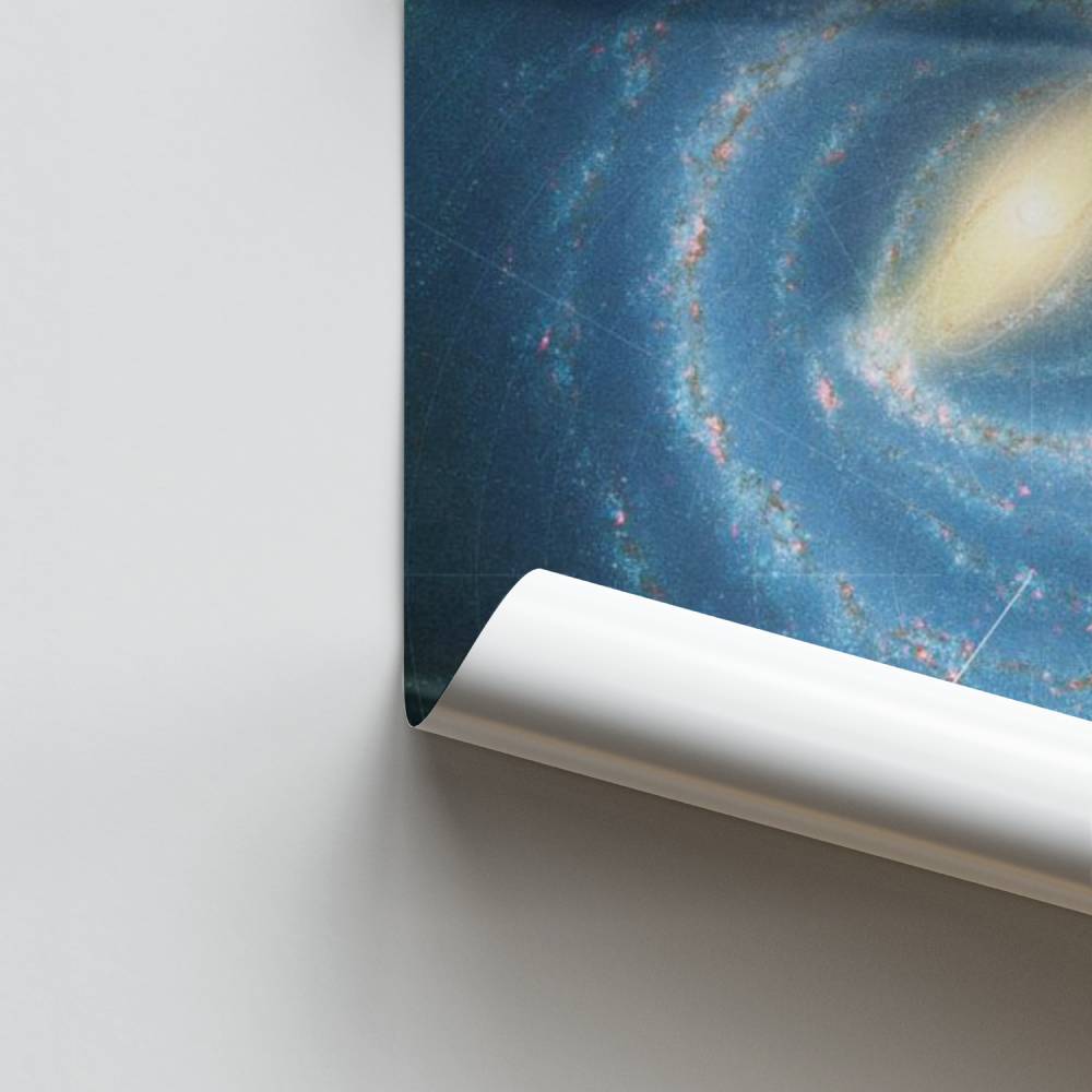 Poster Voie Lactée Lumières