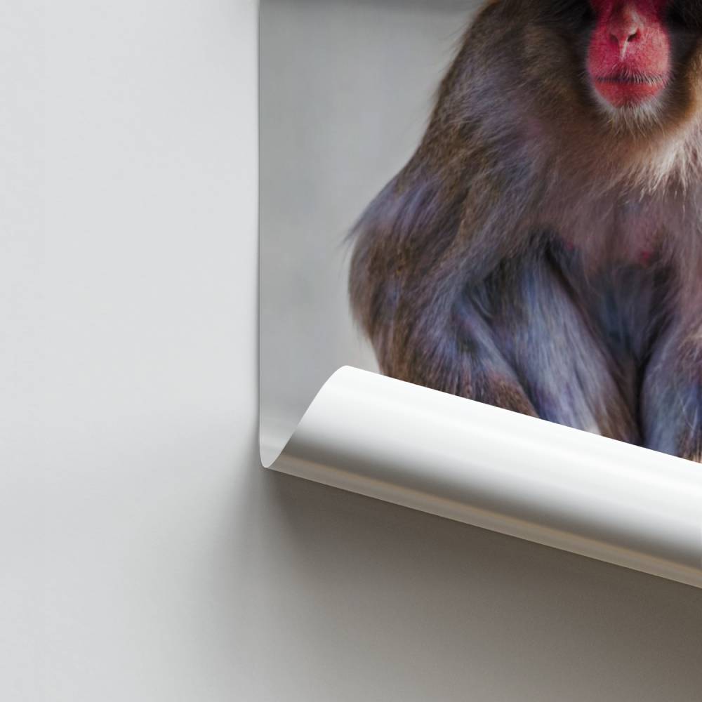 Poster Singe Sérénité