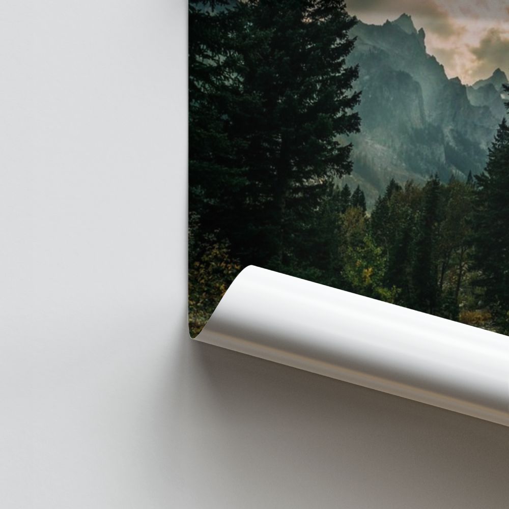 Poster Montagne Randonnée