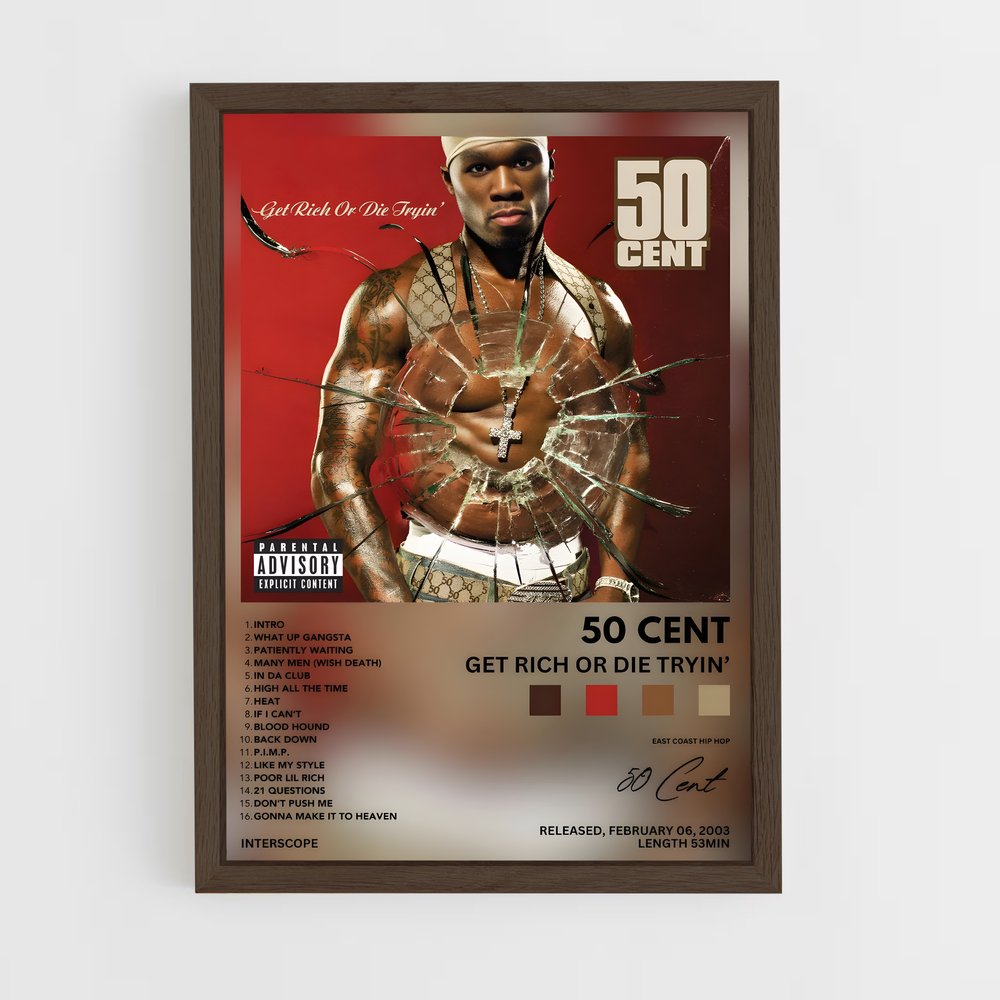 music-albums-2 cadre Bois foncé