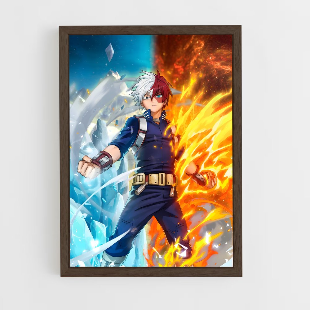 my-hero-academia-8 cadre Bois foncé
