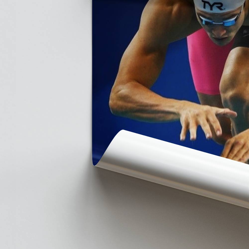 Poster Plongeon Éclair